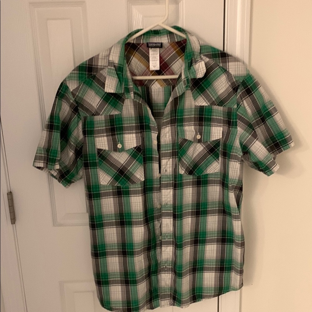 Plaid Green Men's Shirt